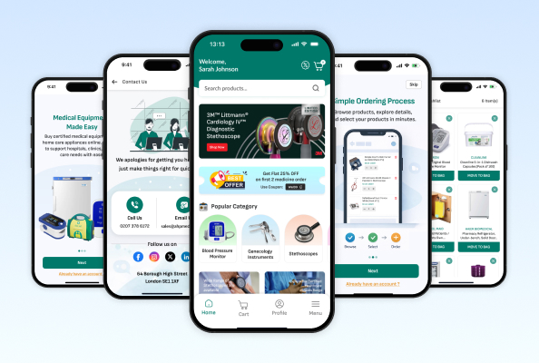 AHP Medical's Mobile App Design